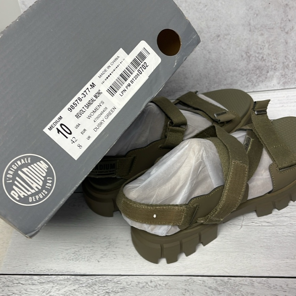 PALLADIUM Revolt Sandals-Dusky Green - Picture 4 of 4